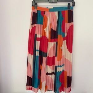 Colorful flowy Anthropologie skirt